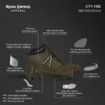 CITY VIBE MID ANKLE BOOTS - OLIVE - Image 2