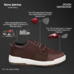 ROYAL ENFIELD GT SNEAKERS - RED - Image 5