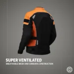 STREETWIND PRO RIDING JACKET - ORANGE - Image 2