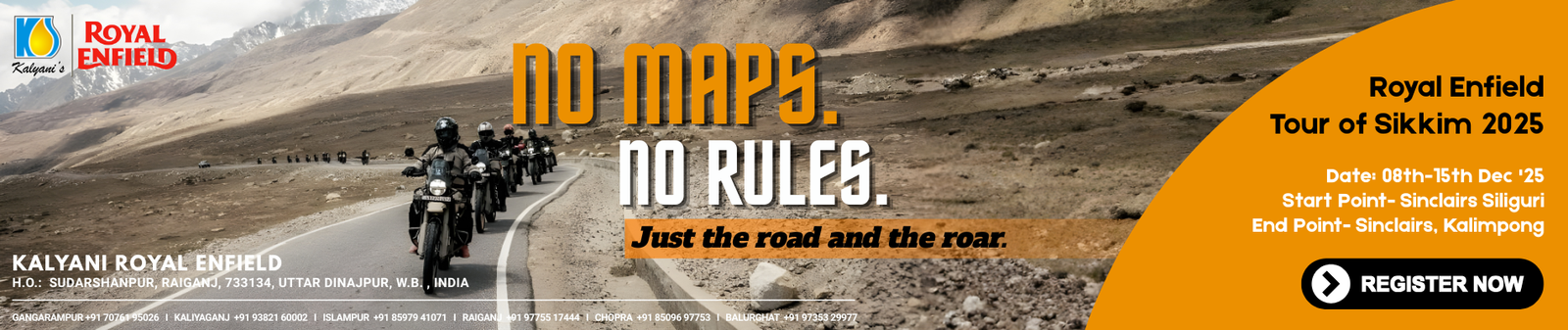 Royal Enfield Tour Banner